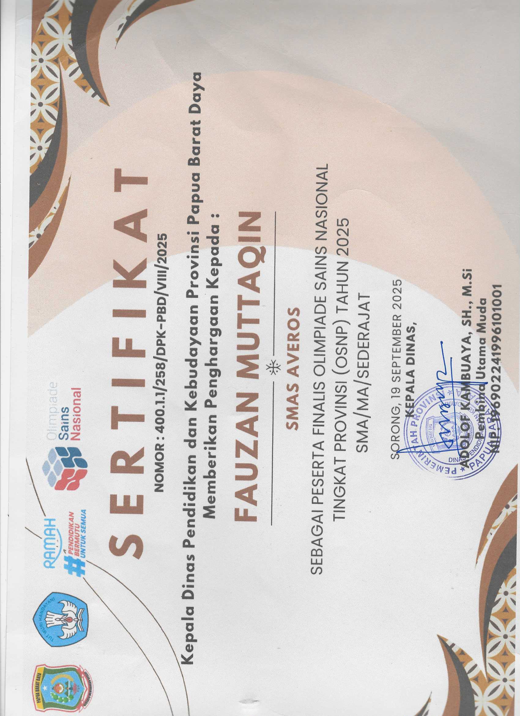 OSP 2025 - Informatics